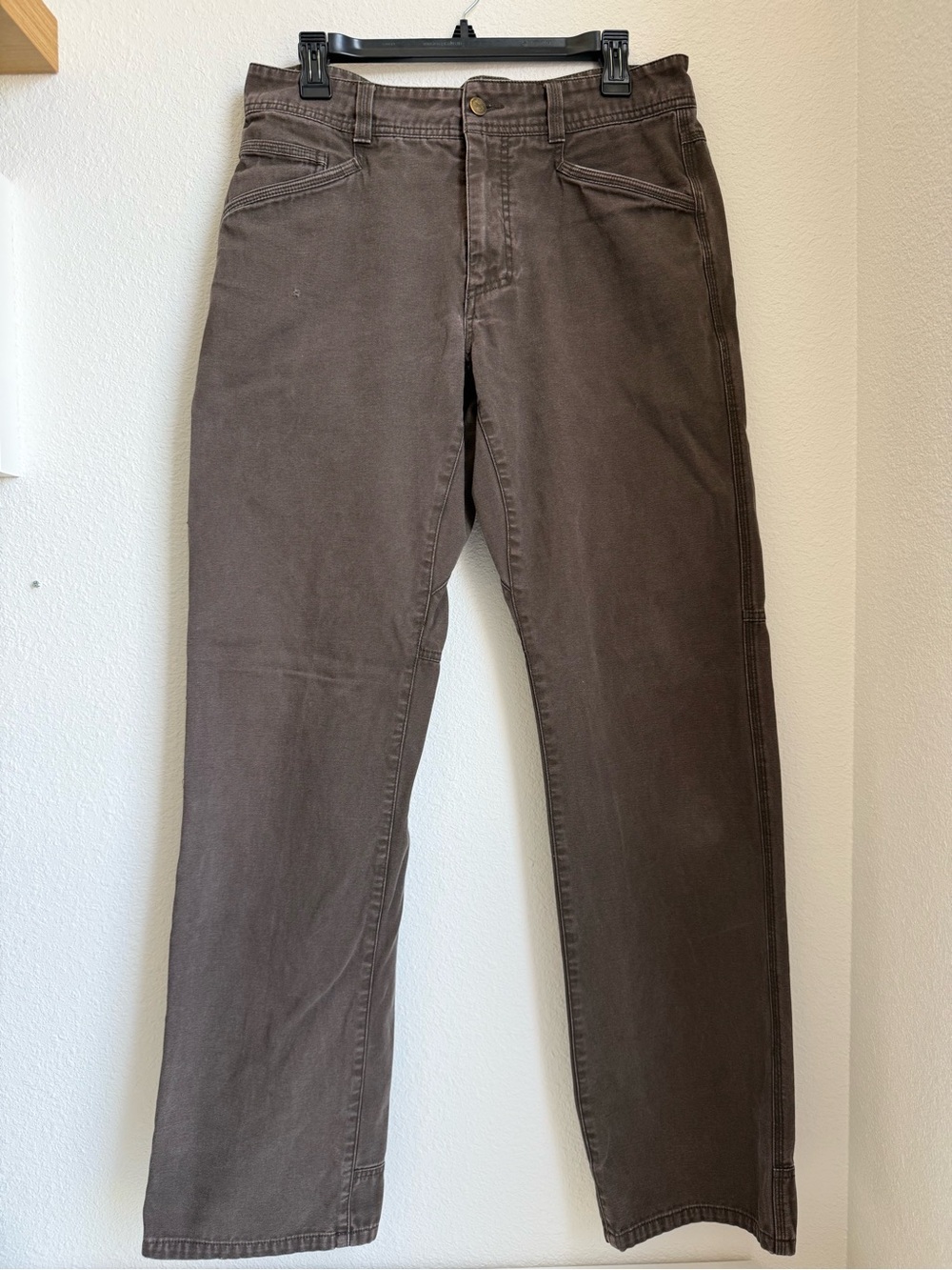Men's Vintage Royal Robbins Heavy Duty Brown Utility Pants 100% Cotton